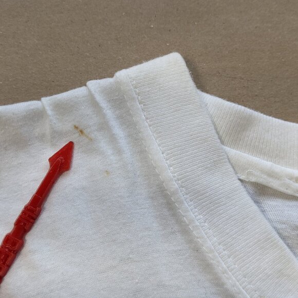 Vintage Cartoon Network T-Shirt AOP Flintstones Scooby Jetson Double-Sided 90s S - Picture 7 of 9